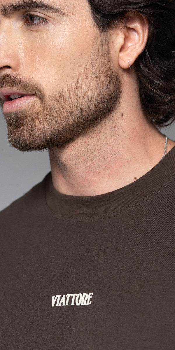 Camiseta Hombre Café