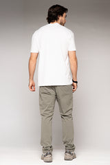 Camiseta Masculina Estampada Color Blanco
