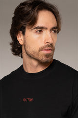 Camiseta Masculina Estampada Color Negro
