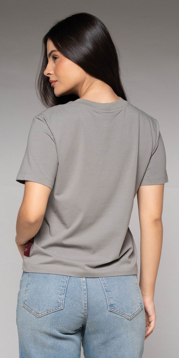 Camiseta Mujer Gris