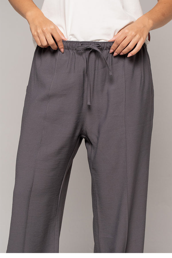 Pantalón Mujer Gris Oscuro