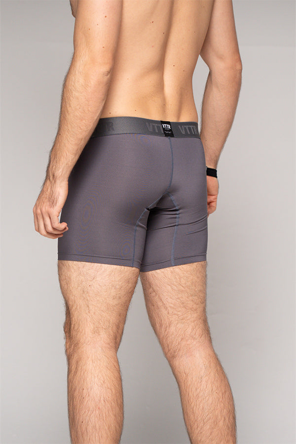 Boxer Masculino En Algodón Color Gris