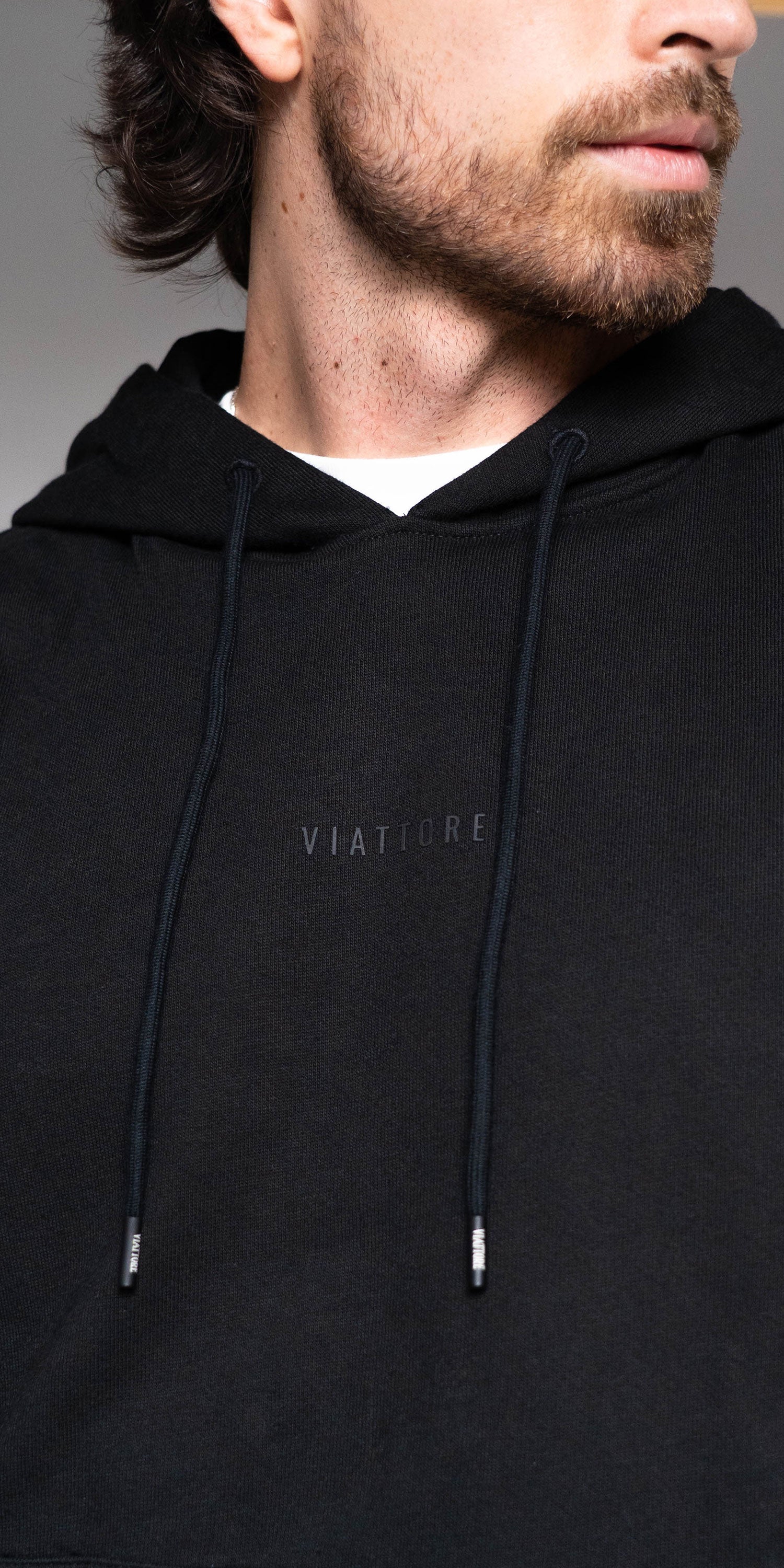 Hoodie Hombre Negro