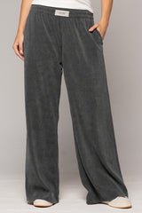 Pantalón Femenino En Corduroy Color Gris