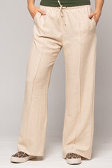 Pantalón Femenino Bordado Color Kakhi