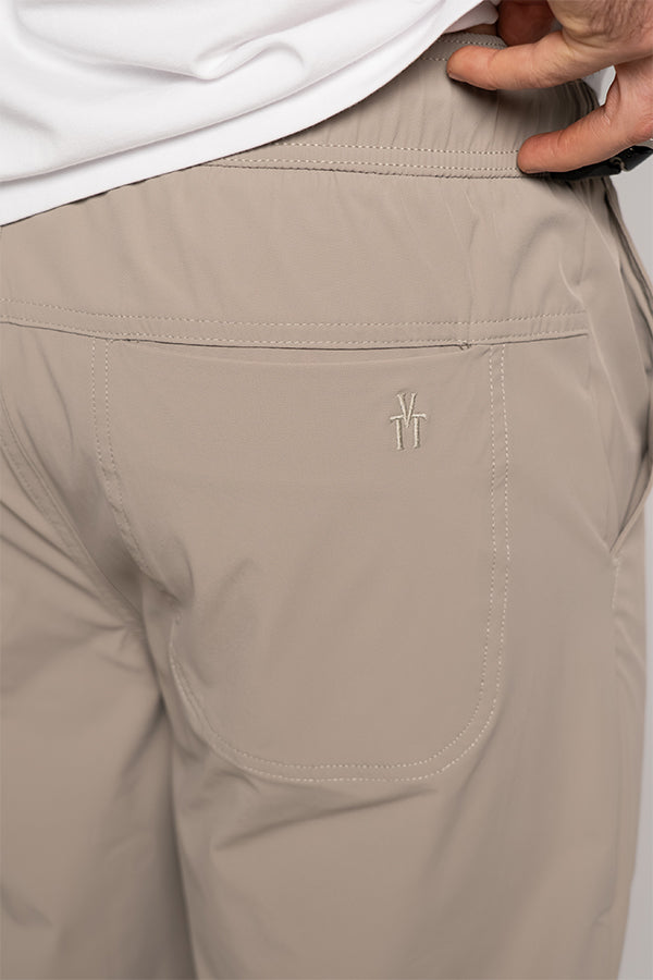Jogger Masculino Clásico Color Taupé