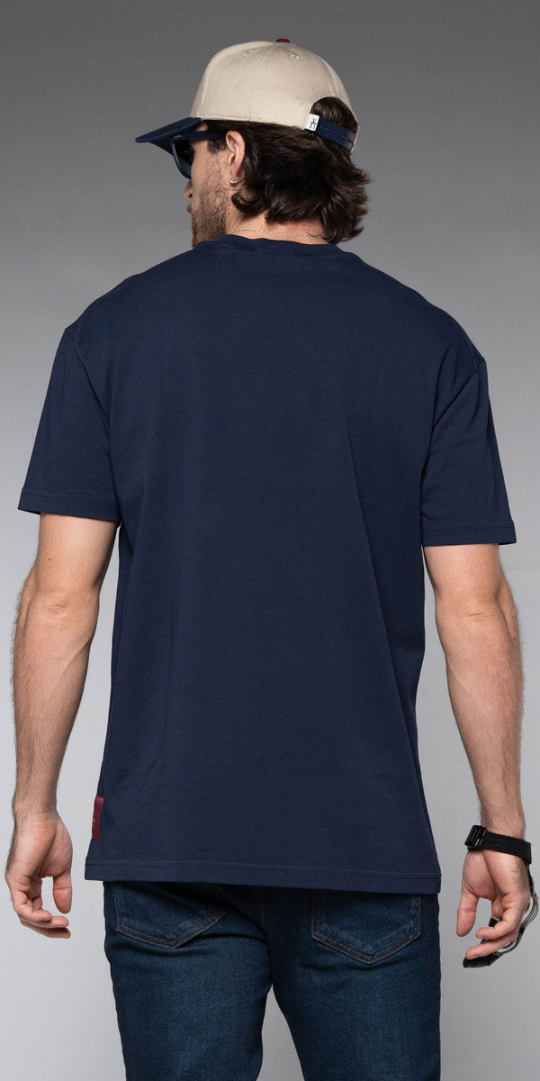 Camiseta Hombre Azul