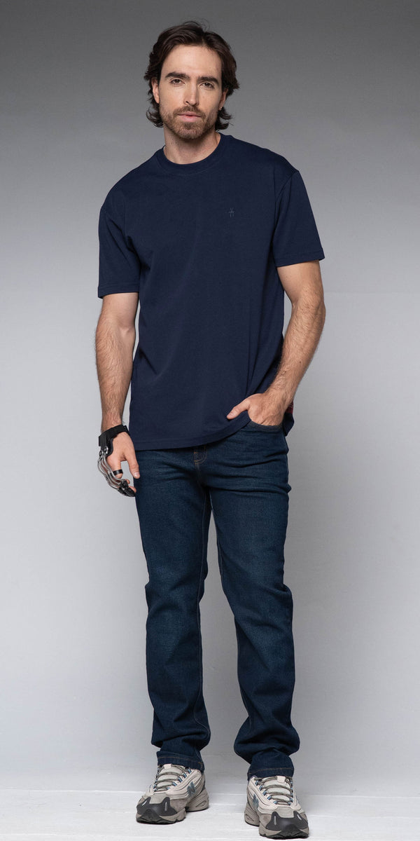 Camiseta Hombre Azul