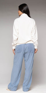Pantalón Mujer Gris Pálido