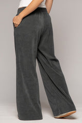 Pantalón Femenino En Corduroy Color Gris