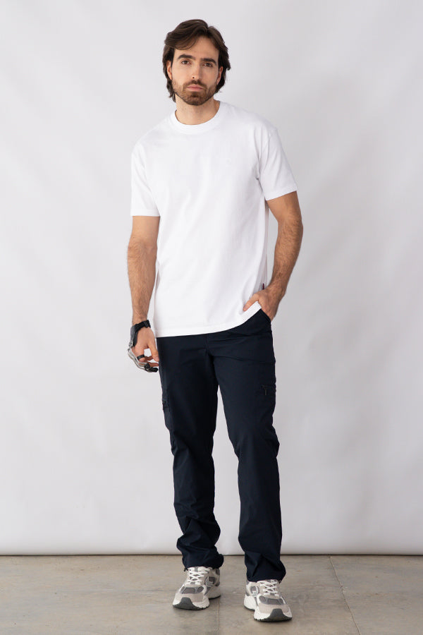 Jogger Masculino De Cierres Color Azul