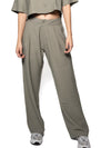 Pantalón Prense Oil Green Mujer Rayón-Poliéster con Isotipo VTT Bordado