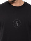 Camisilla Regular Negra Hombre Algodón 190gr con Técnica de Alta Densidad