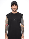 Camisilla Regular Negra Hombre Algodón 190gr con Técnica de Alta Densidad