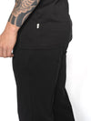 Sudadera Negra para Hombre Algodón 370gr Estilo Moderno con Diseño